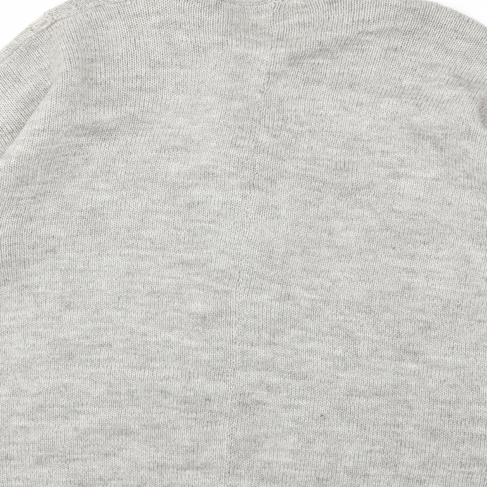 NEXT Womens Grey Knit Cardigan Jumper Size M