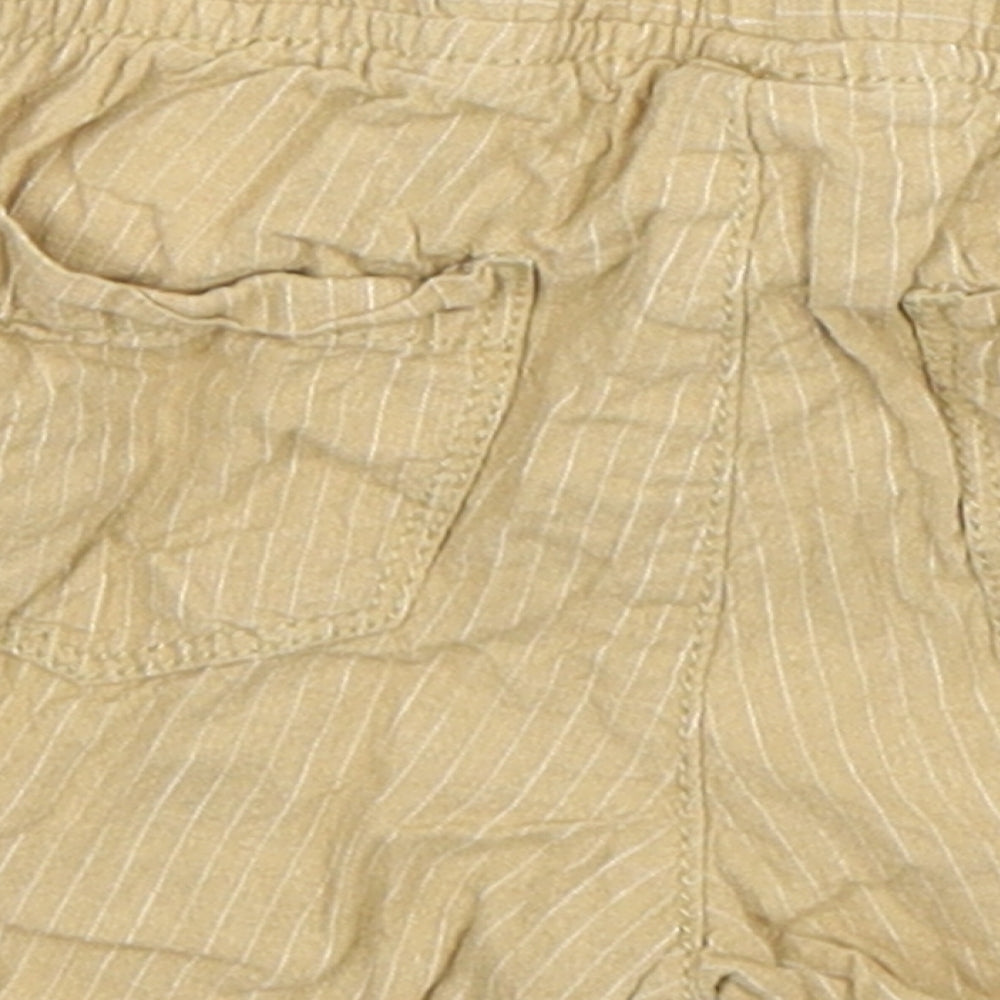 TU Boys Beige Striped Chino Shorts Size 2 Years
