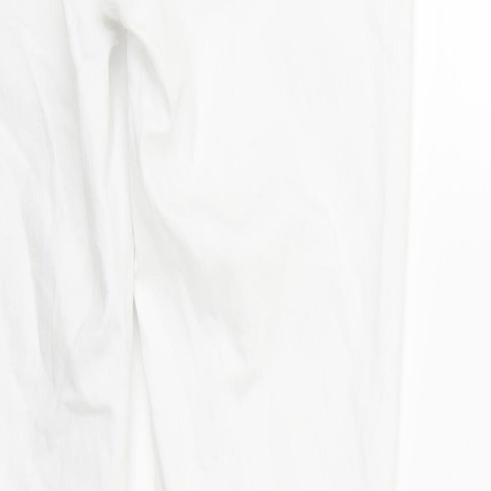 Hello Sunshine Womens White Straight Jeans Size 12 L31 in