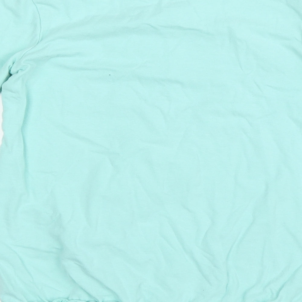 OVS Girls Green Basic T-Shirt Size 8-9 Years