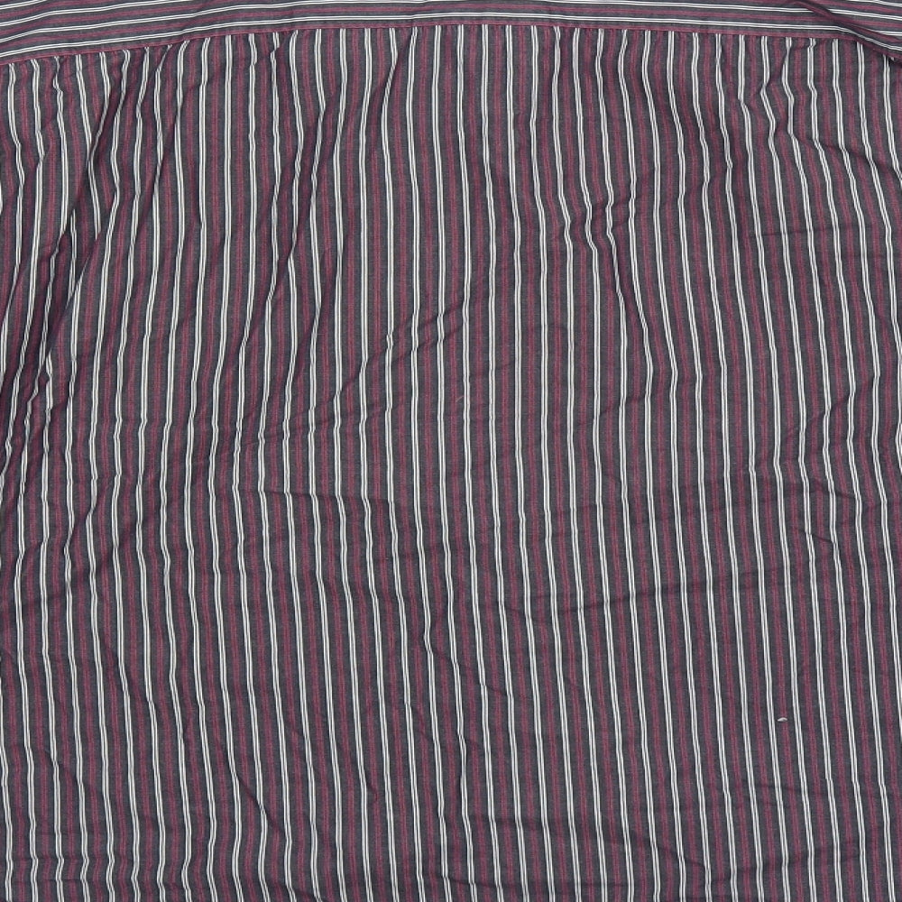 Boston crew Mens Multicoloured Striped Button-Up Size L