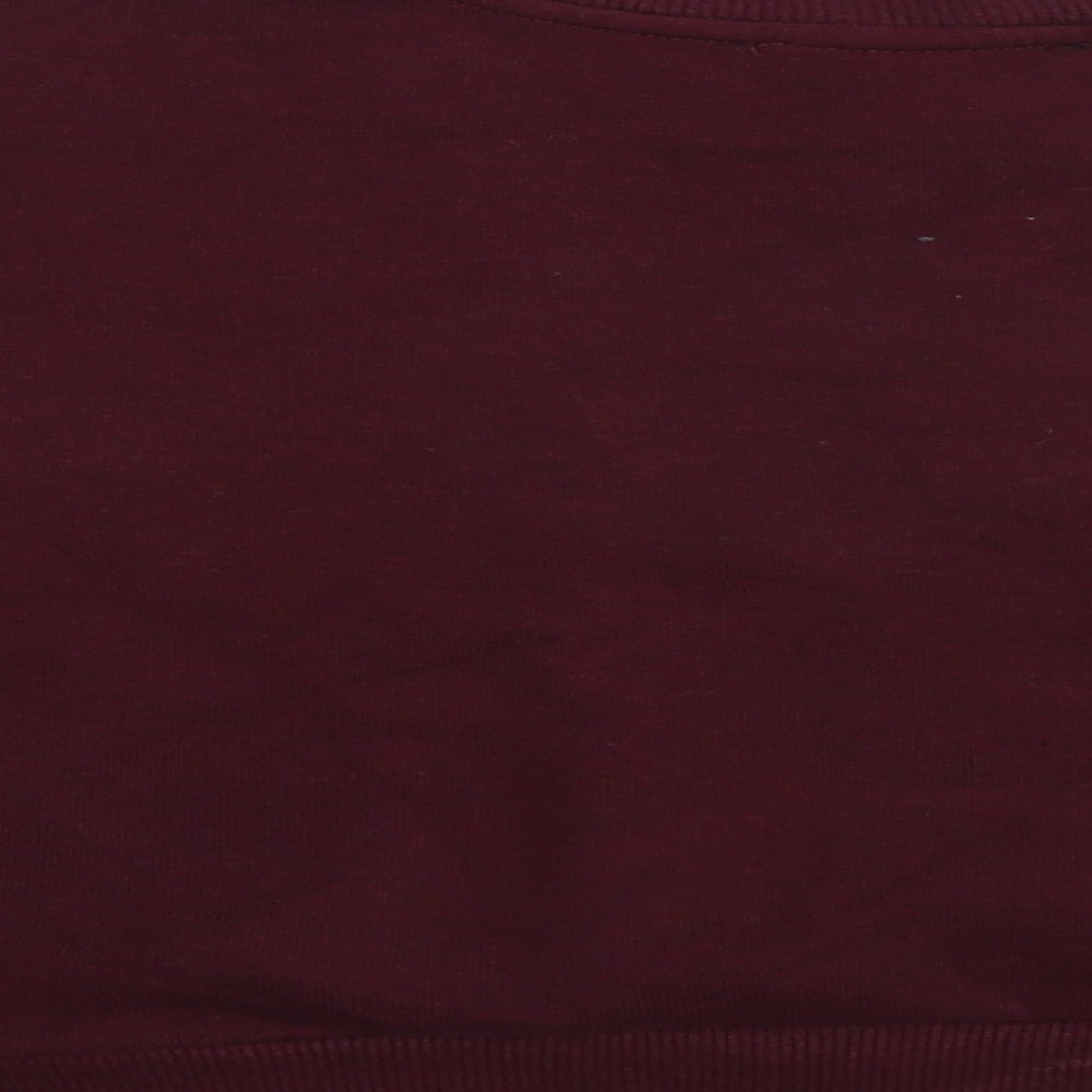 New Look Womens Red Pullover Sweatshirt Size 14