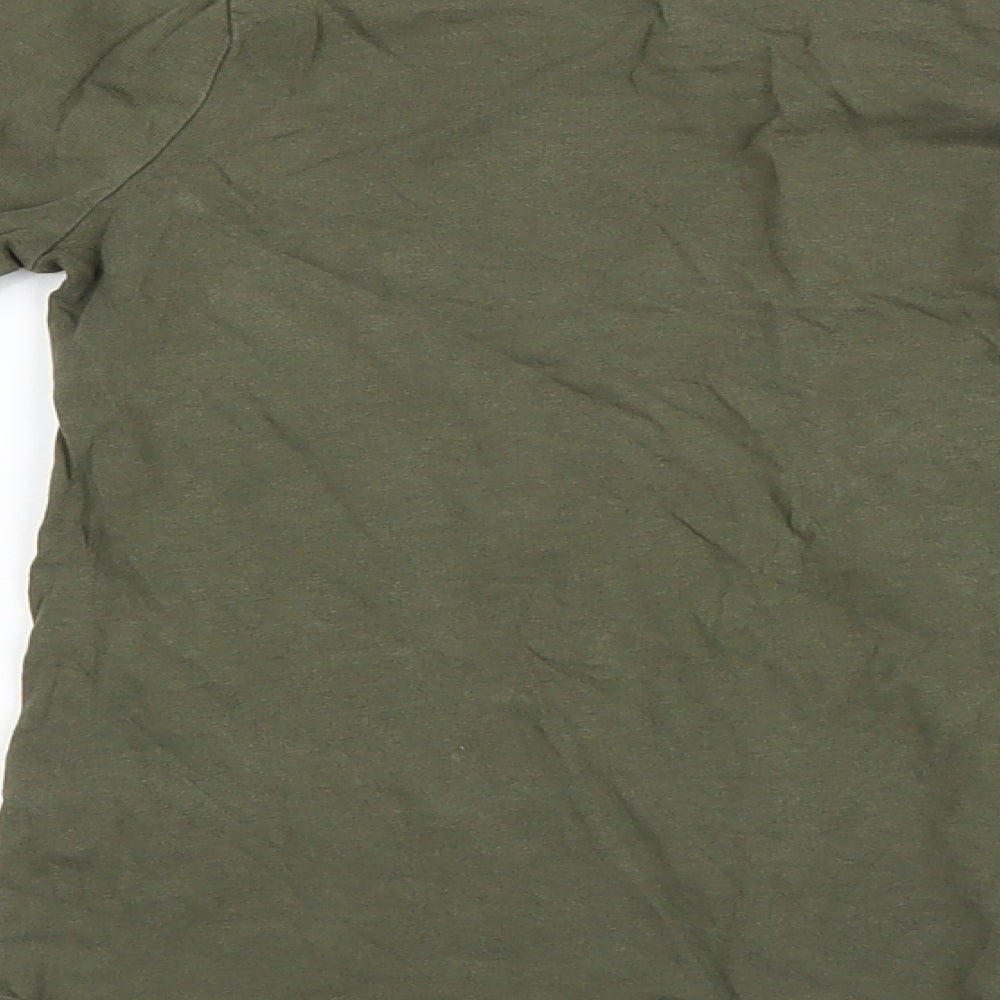 Primark Girls Green Basic T-Shirt Size 8 Years