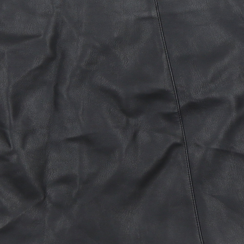 Brownie Womens Black A-Line Skirt Size XS