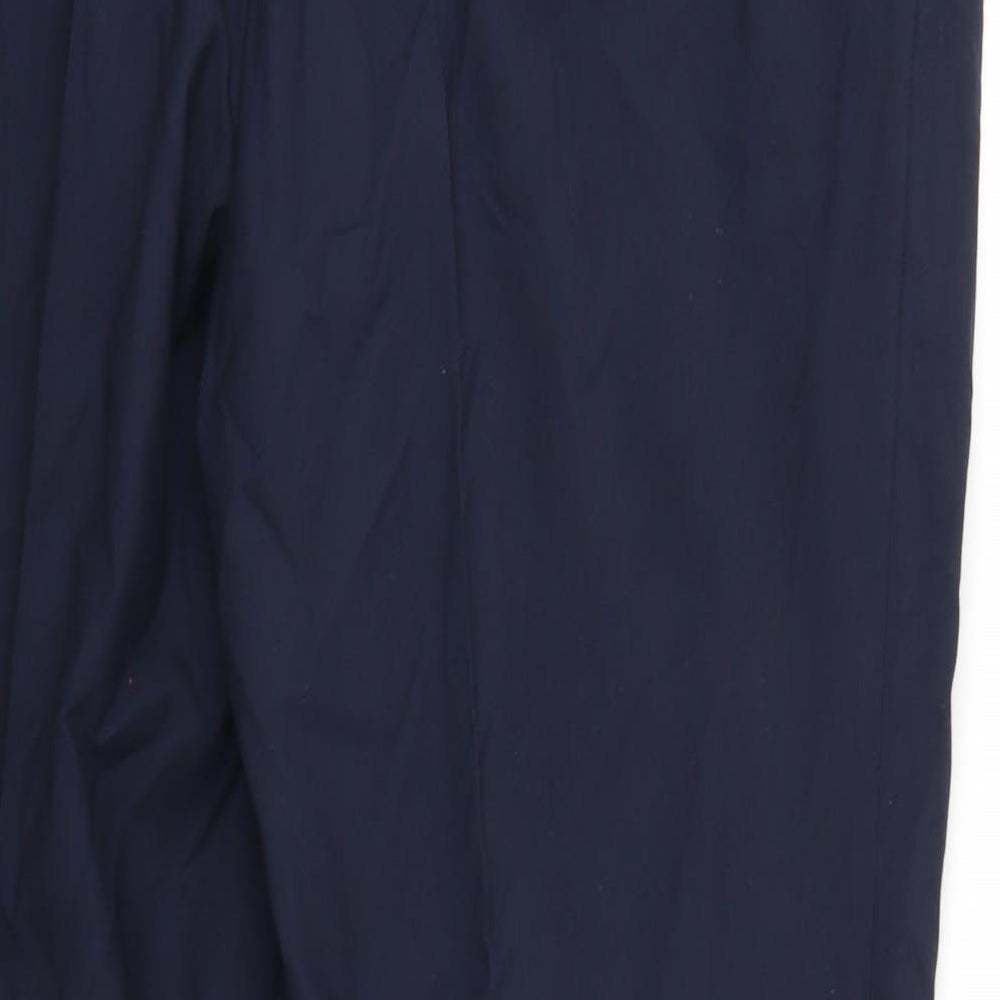 Essentials Mens Blue Rayon Trousers L29 in
