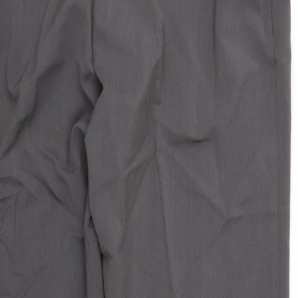 Essential Collection Womens Grey Rayon Trousers Size 18 L26 in