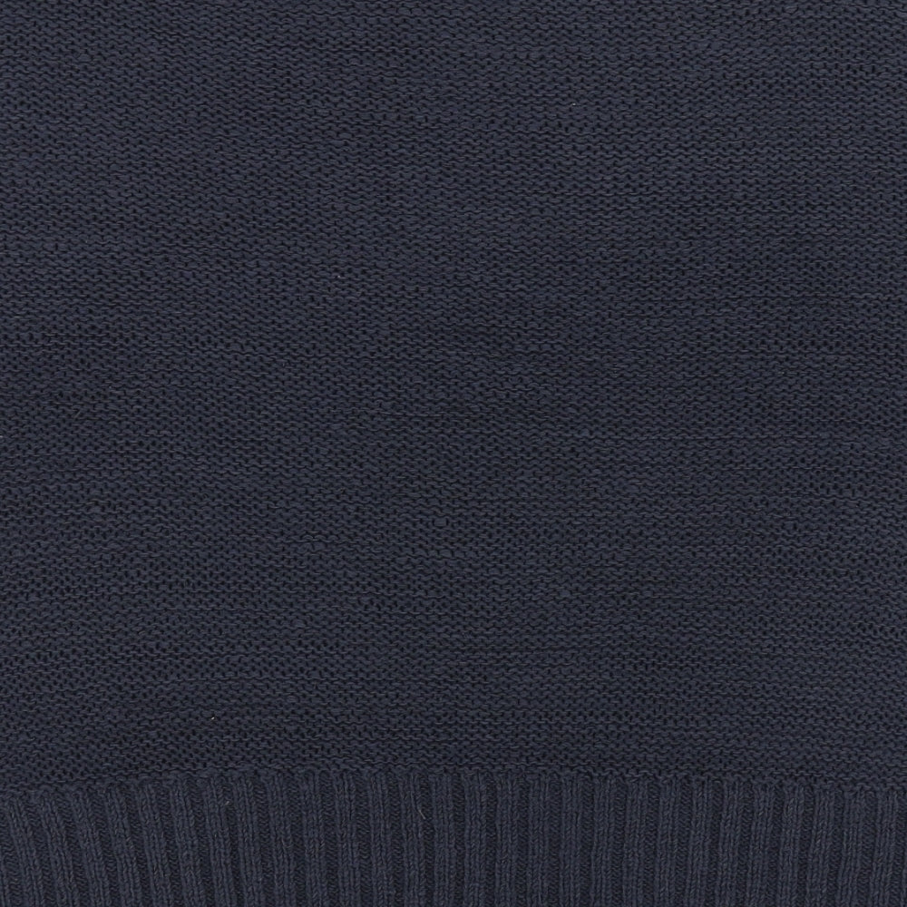 Wallis Womens Blue Basic Blouse Size M