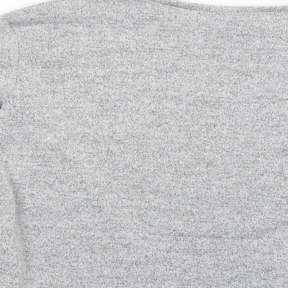 Matalan Girls Grey Pullover Jumper Size 11 Years