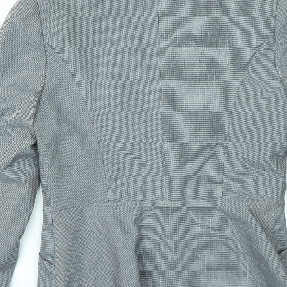 Dorothy Perkins Womens Grey Check Jacket Suit Size 12