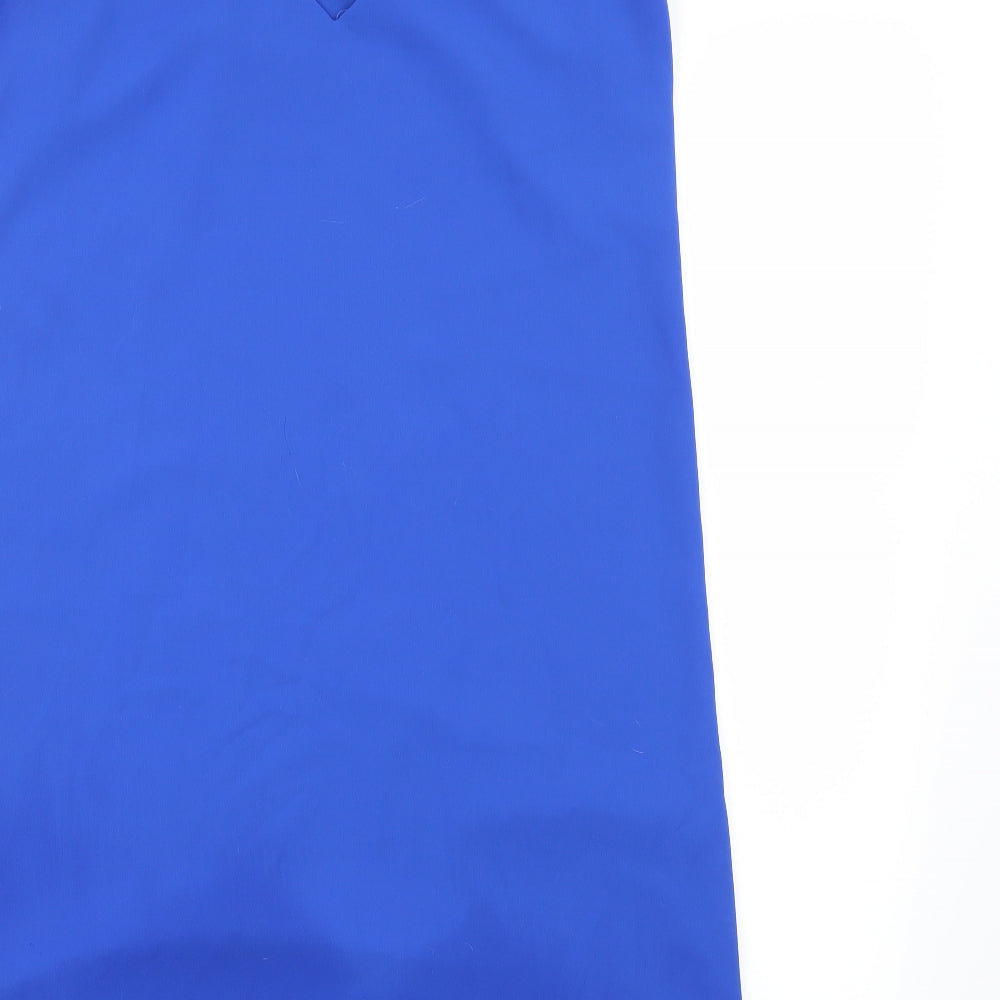 George Womens Blue Basic Blouse Size 12