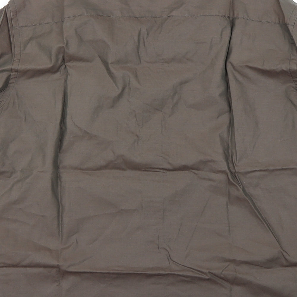 NEXT Mens Brown Button-Up Size 46