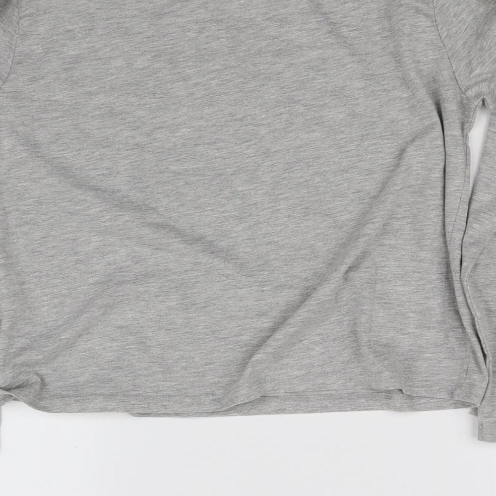 Very Girls Grey Basic T-Shirt Size 12 Years