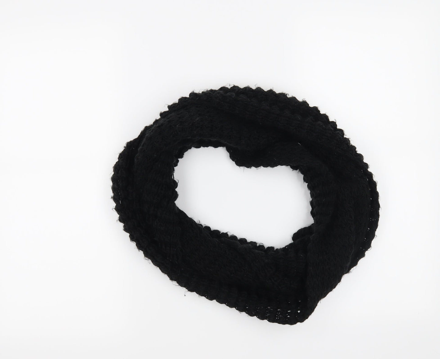Preworn Womens Black Scarf