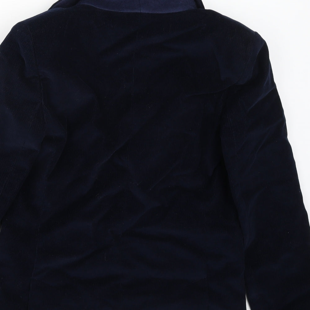 Intend Womens Blue Jacket Coat Size 8