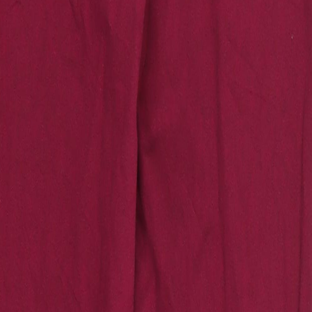 Womens Pink Denim Skinny Jeans Size S L30 in