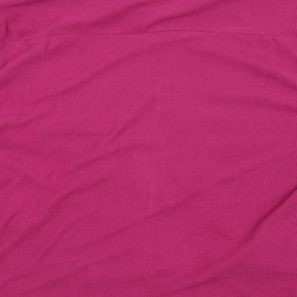 Loungewear Womens Pink Jacket Coat Size XL