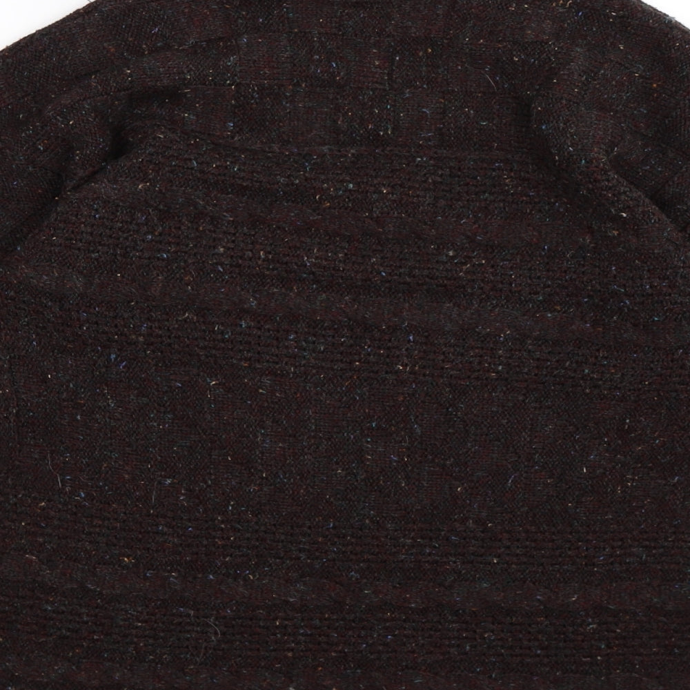 the only Womens Brown Knit Pullover Jumper Size S - tassle hem