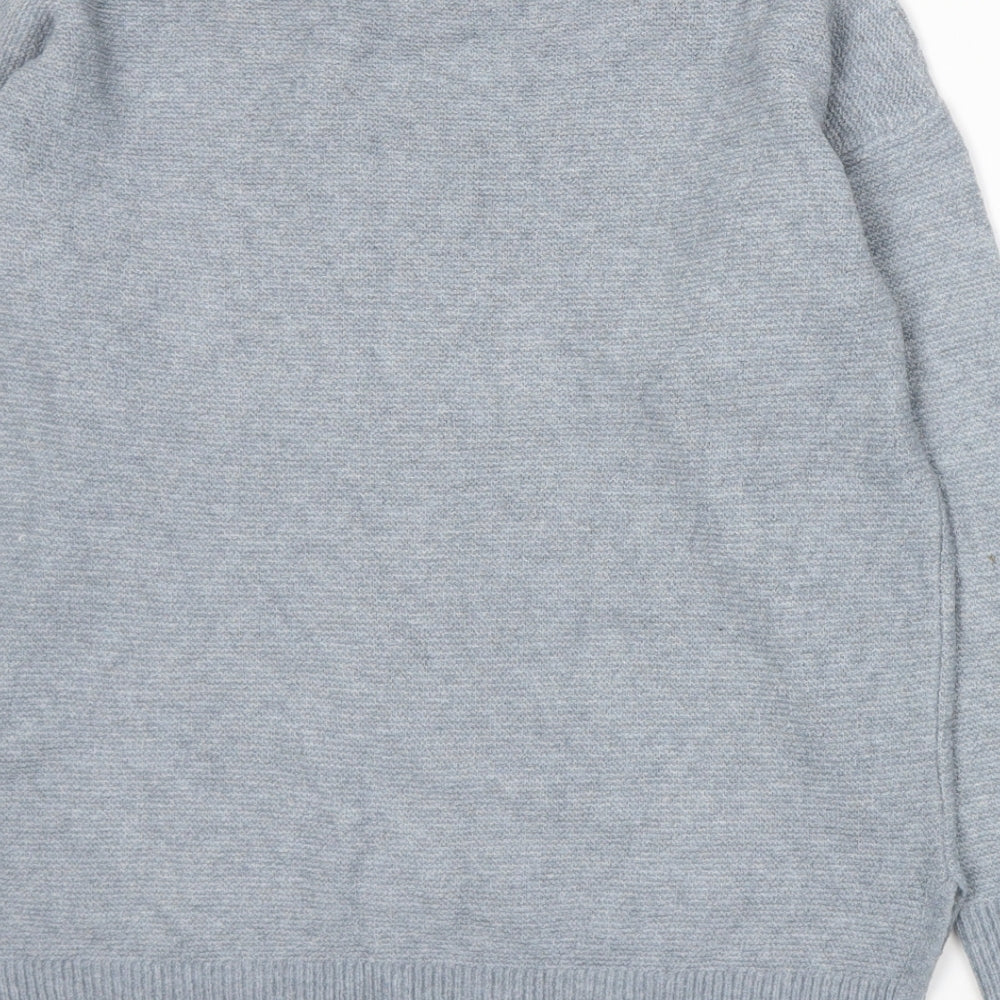 Primark Womens Blue Knit Pullover Jumper Size 10