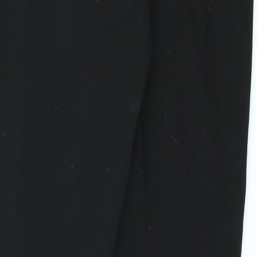 esmaura Womens Black Trousers Size 8 L24 in