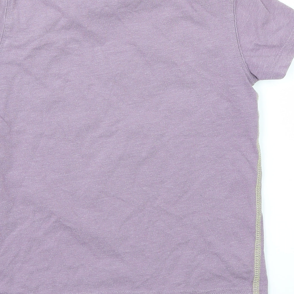 NEXT Girls Purple Basic T-Shirt Size 5 Years