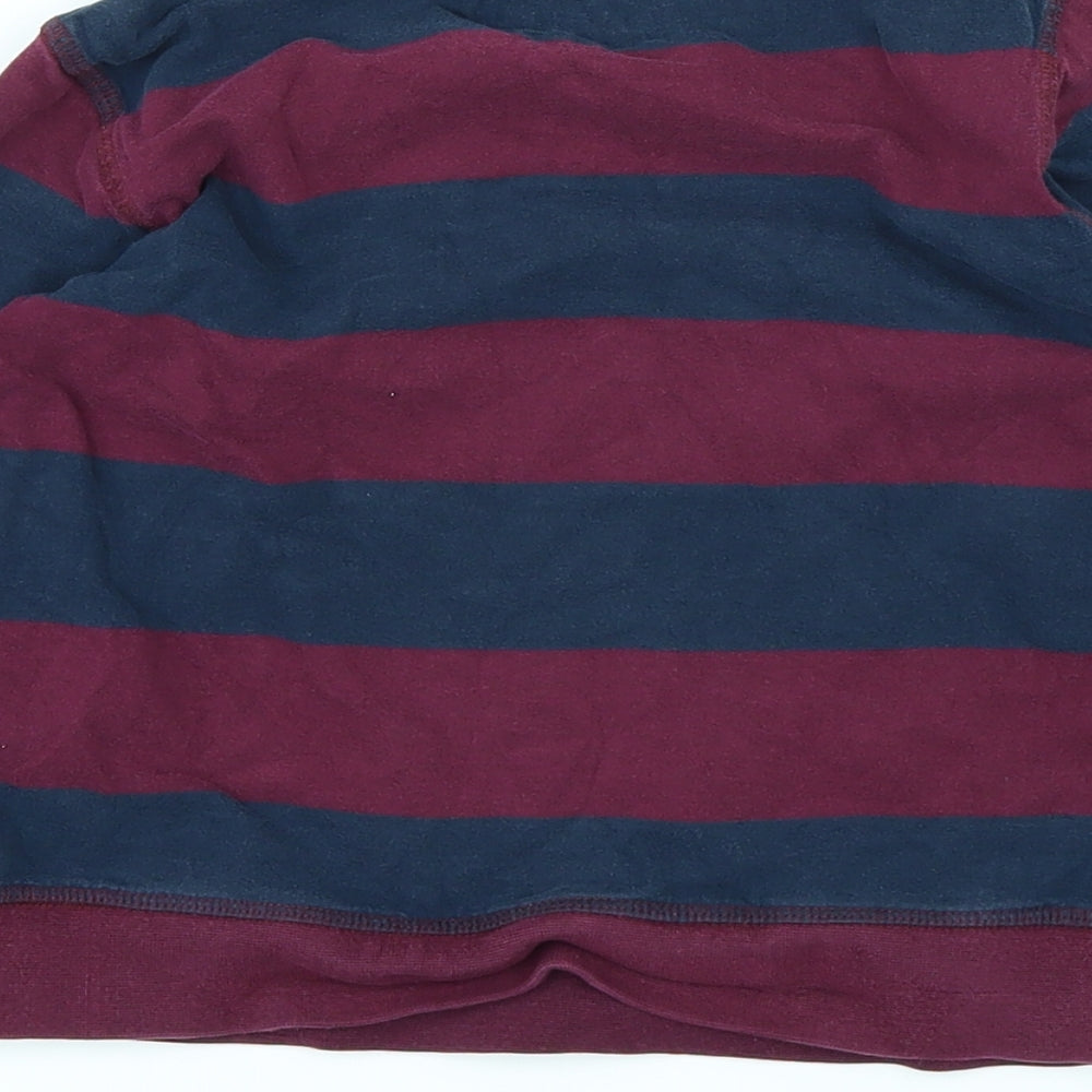 NEXT Boys Purple Striped Basic T-Shirt Size 5 Years