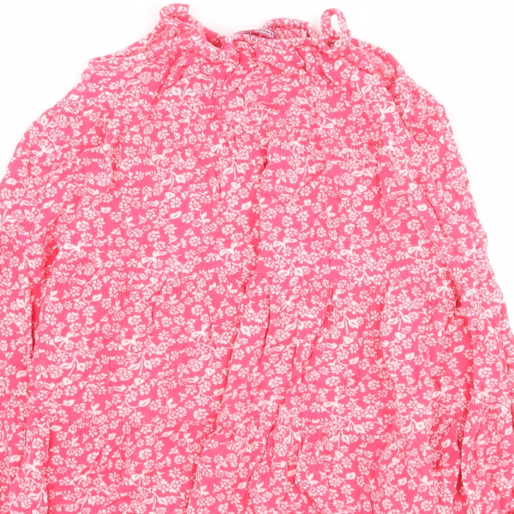 Primark Girls Pink Floral A-Line Size 18-24 Months