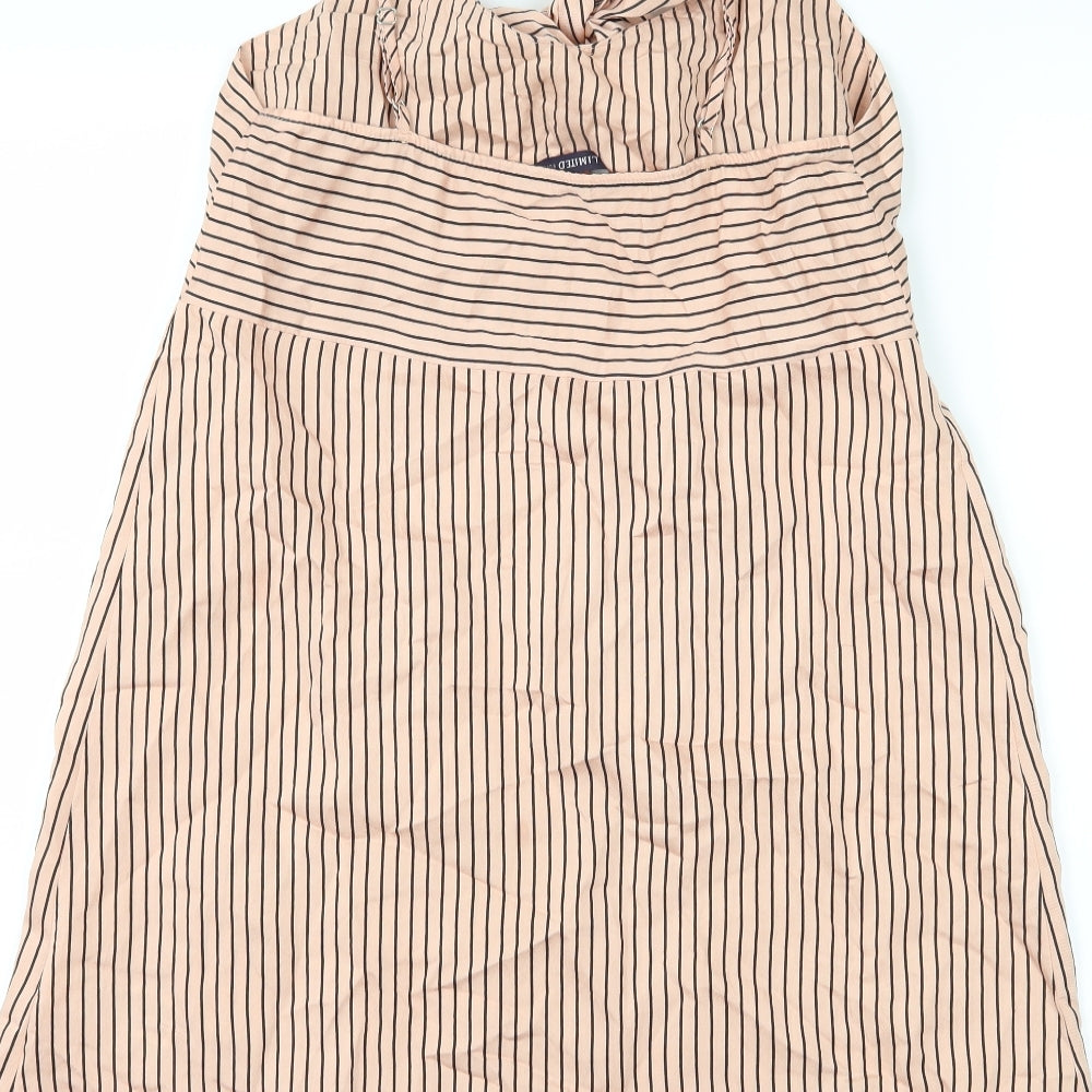 Marks & Spencer Womens Pink Striped Shift Size 8