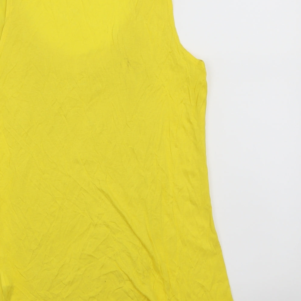 Zara Womens Yellow Basic Tank Size XS
