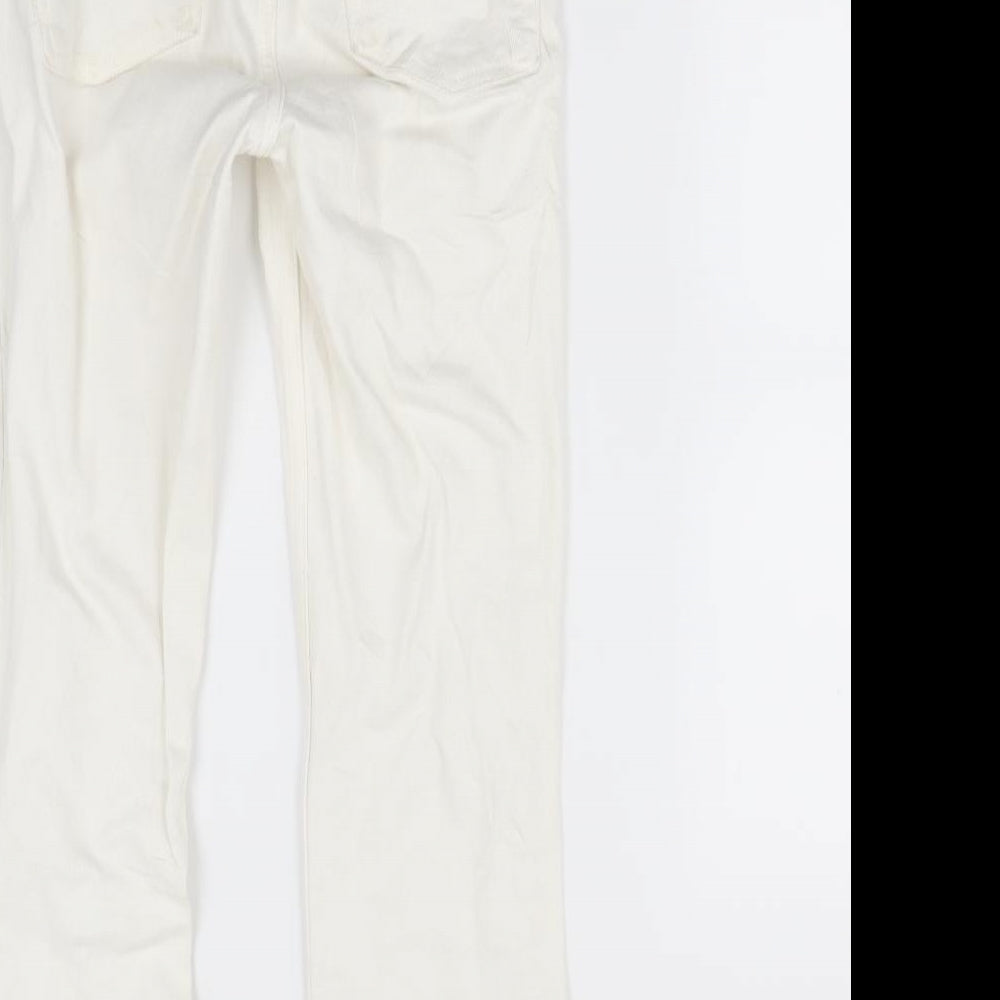 Zara Womens Ivory Jegging Jeans Size 6 L28 in