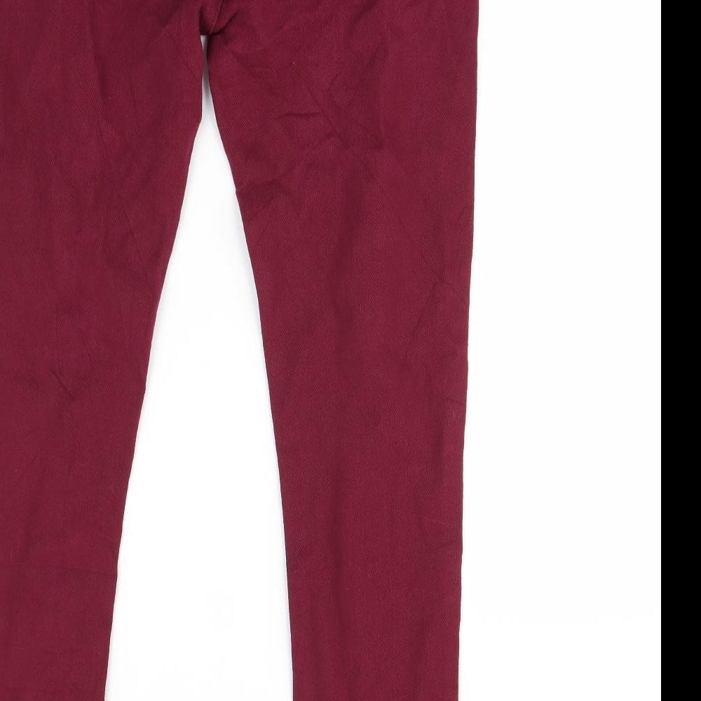 Criminal Damage Womens Purple Skinny Jeans Size 36 in L28 in