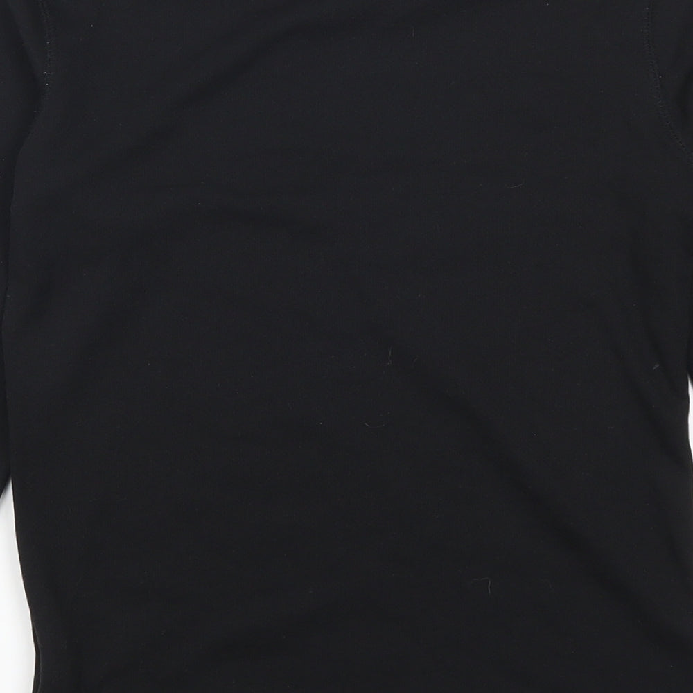 Camper Boys Black Basic T-Shirt Size 11-12 Years