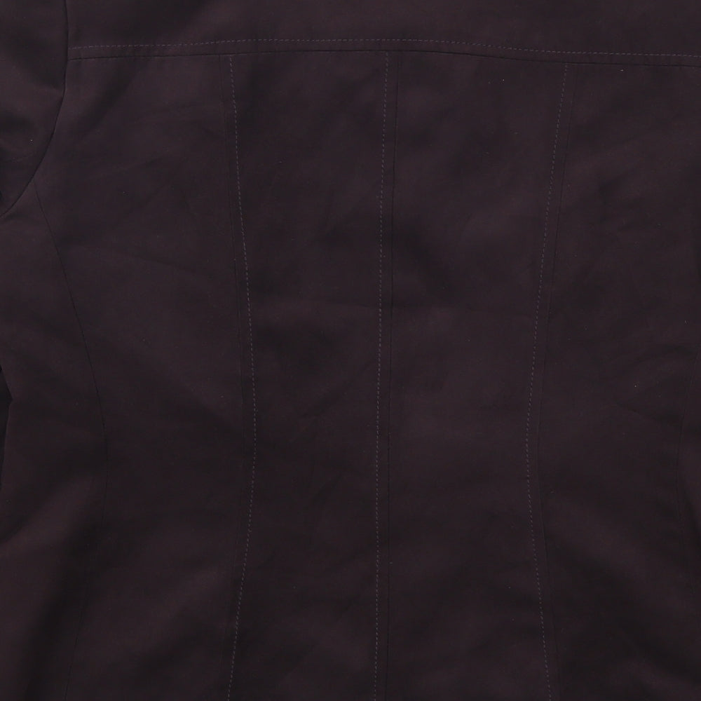 J Taylor Womens Purple Jacket Size 14
