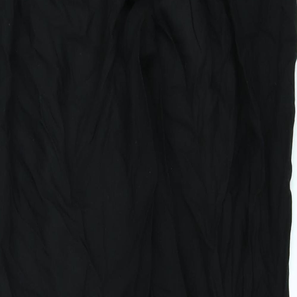 H&M Womens Black Trousers Size 8 L27 in