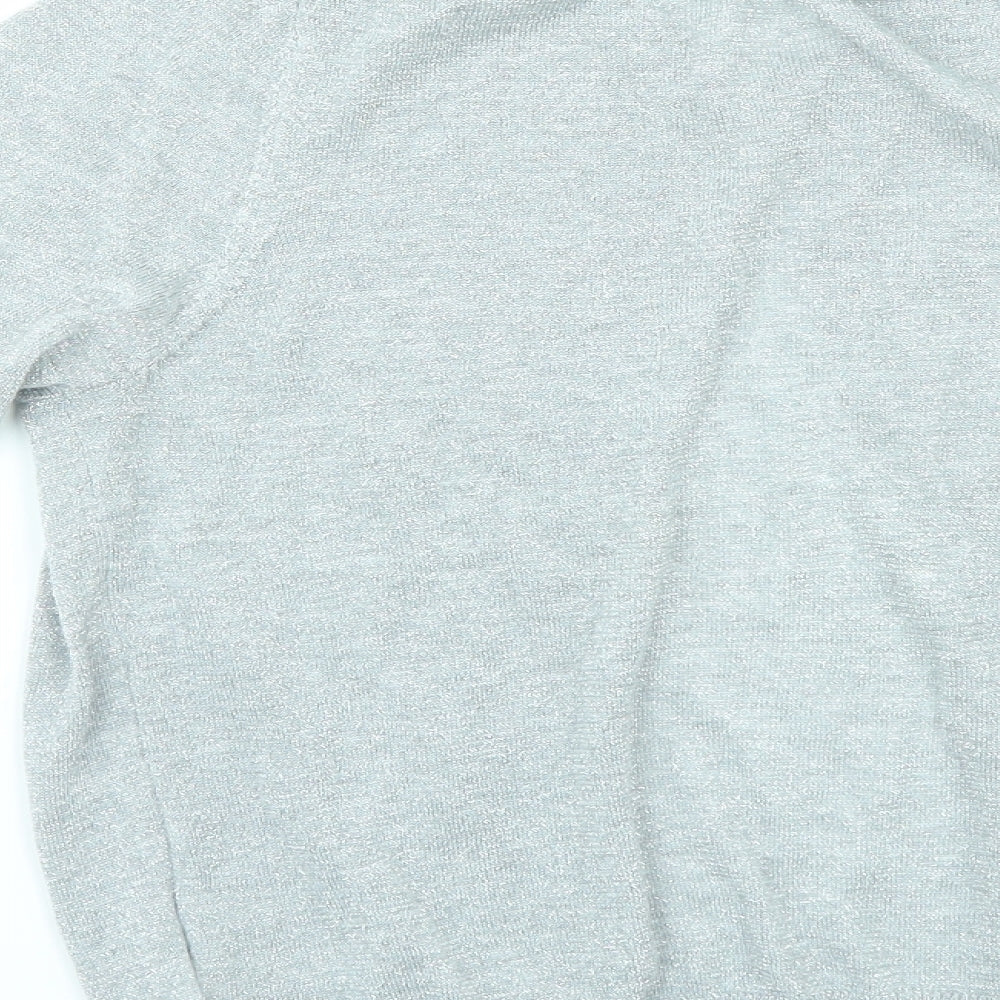 Marks & Spencer Womens Silver Cape Jumper Size 14