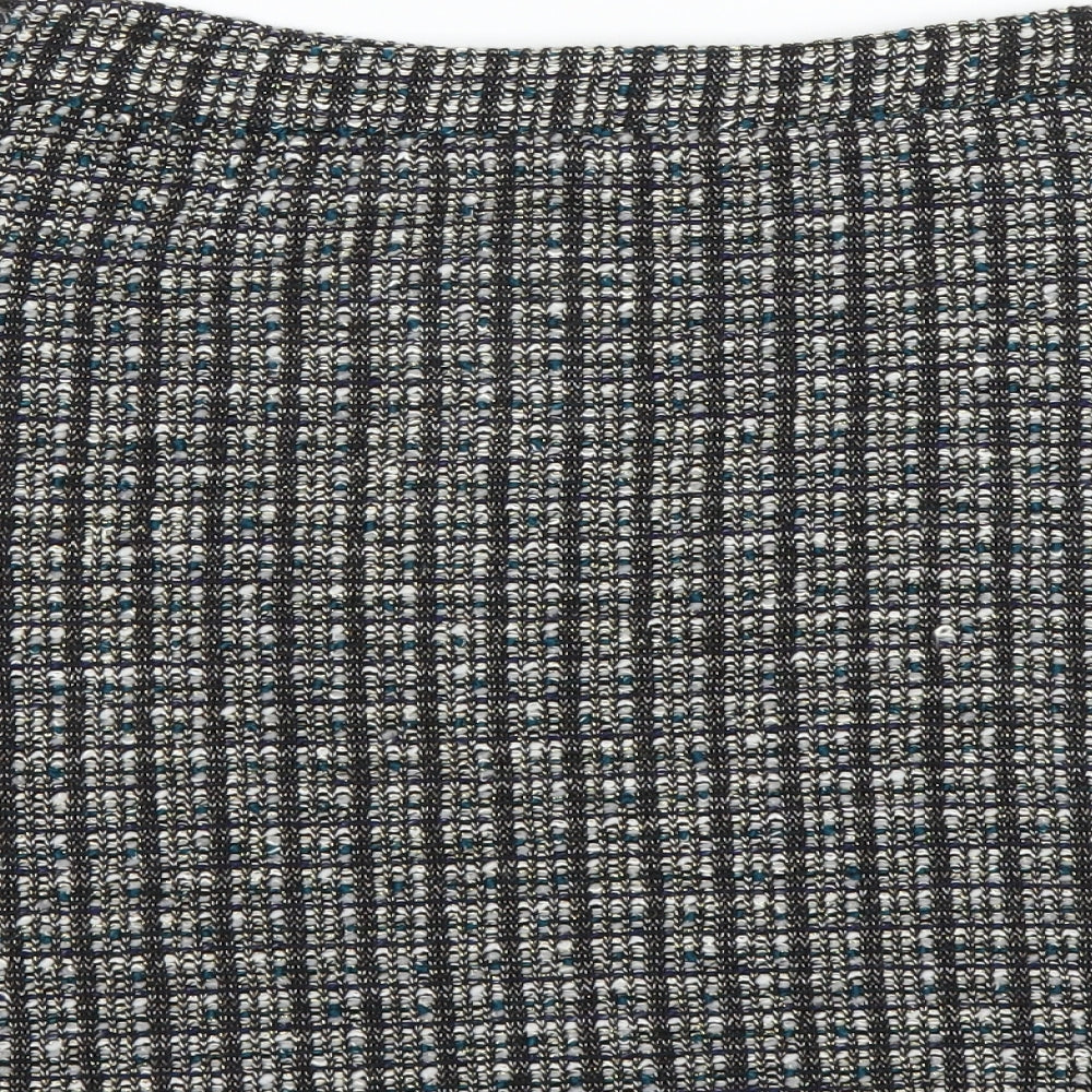 Sainsburys Womens Black A-Line Skirt Size 10