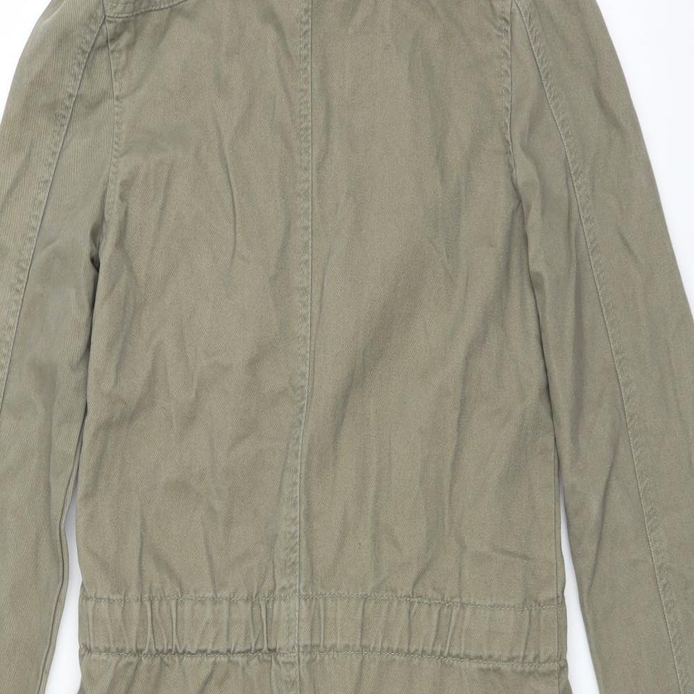 Miss Evie Girls Green Parka Jacket Size 10-11 Years