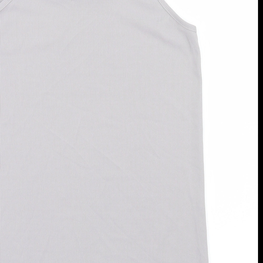 Boohoo Womens Grey Camisole T-Shirt Size 14