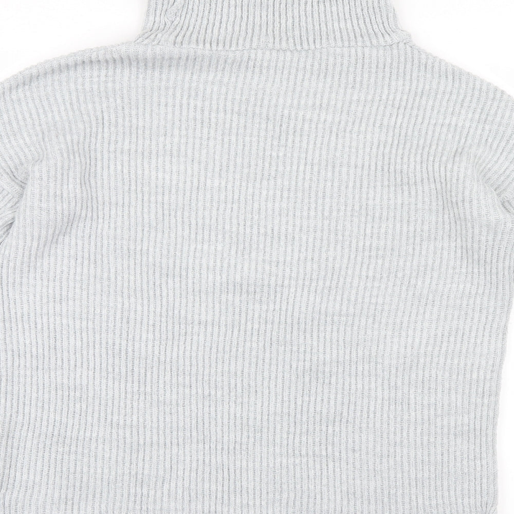 Mudo Collection Womens Grey Knit Pullover Jumper Size S
