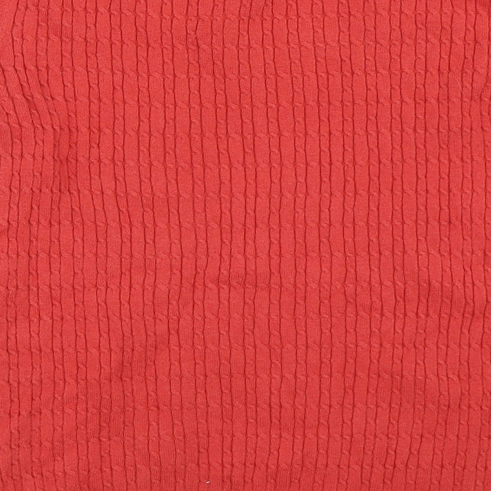 Country Casuals Womens Orange Pullover Jumper Size M