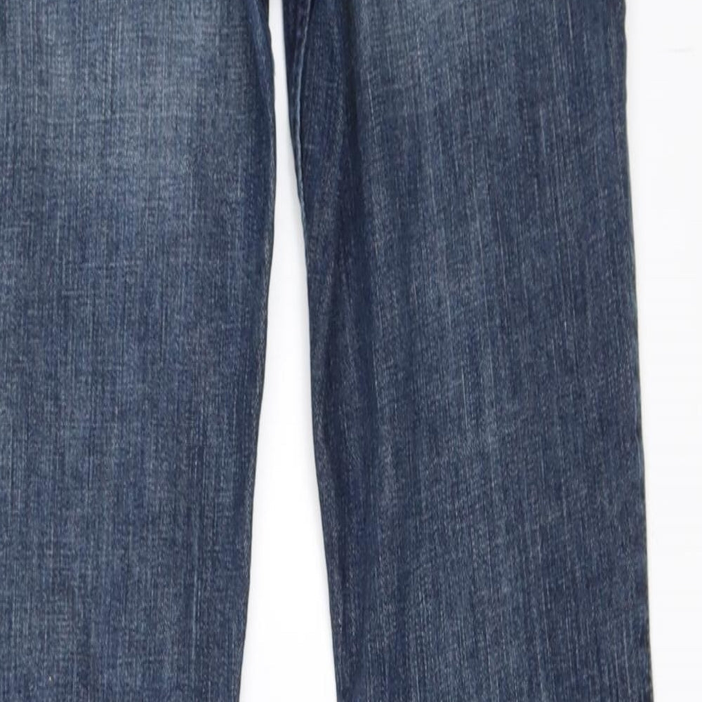 Preworn Womens Blue Denim Skinny Jeans Size 6 L33 in