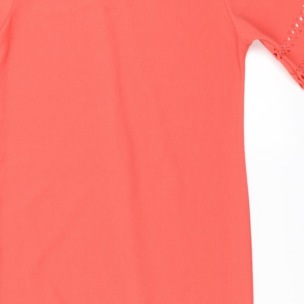 Izabel London Womens Pink Shift Size L