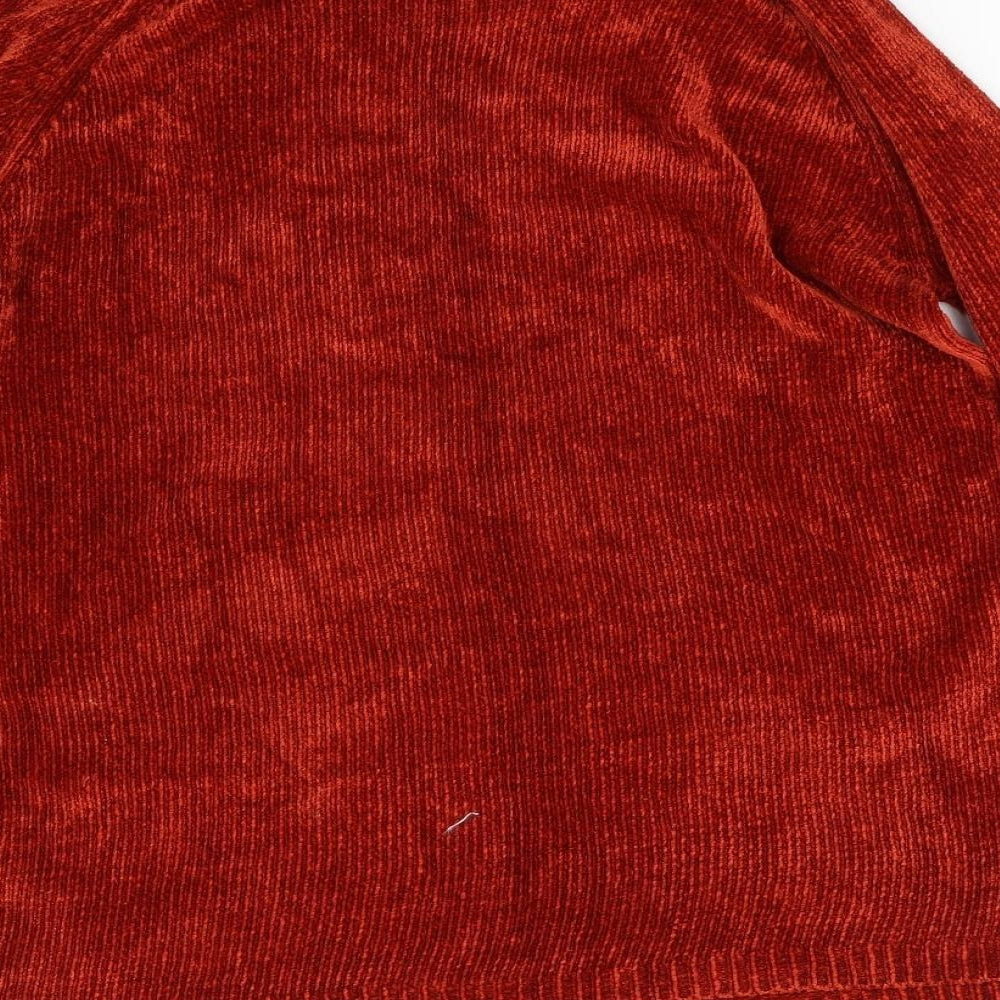 Marks & Spencer Womens Orange Pullover Jumper Size 10
