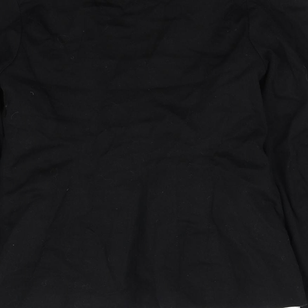 Love Label Womens Black Jacket Blazer Size 12