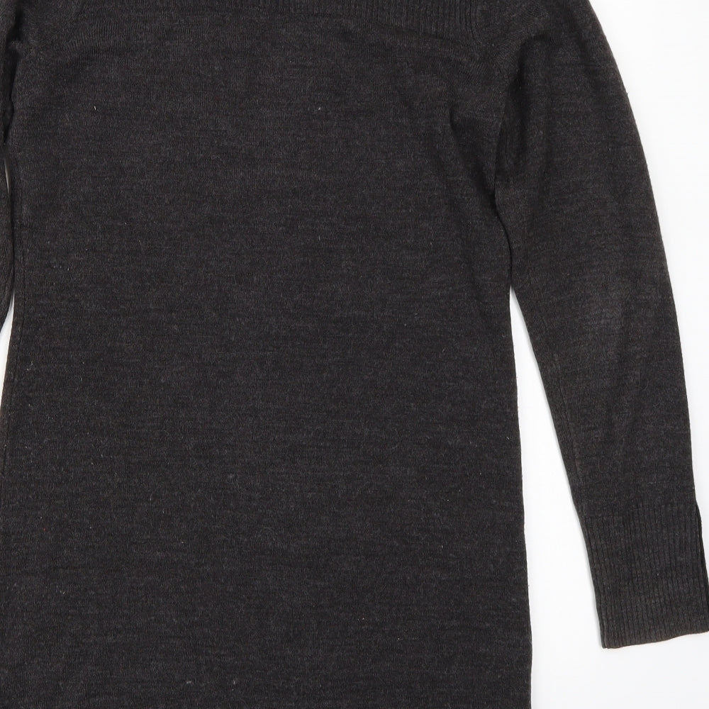 BHS Womens Grey Cardigan Jumper Size 10