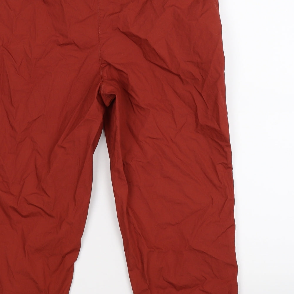 Dorothy Perkins Womens Brown Cropped Trousers Size 10 L20 in