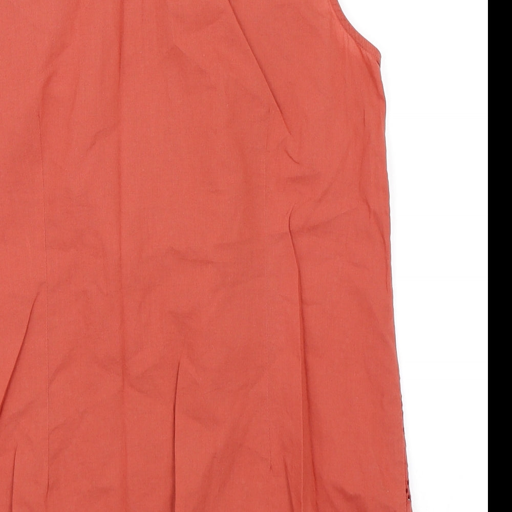 Le Bon Marché Womens Orange Basic Tank Size 10