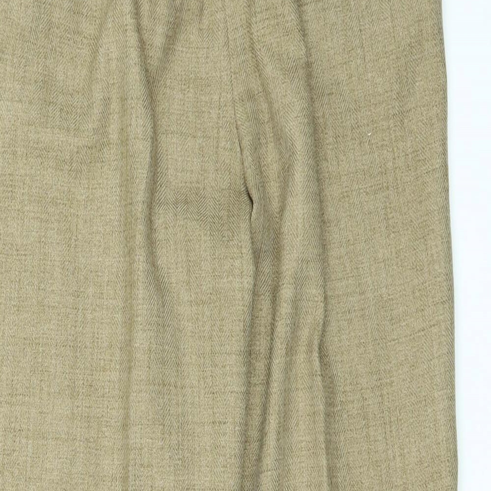 Classics Womens Brown Trousers Size 14 L27 in
