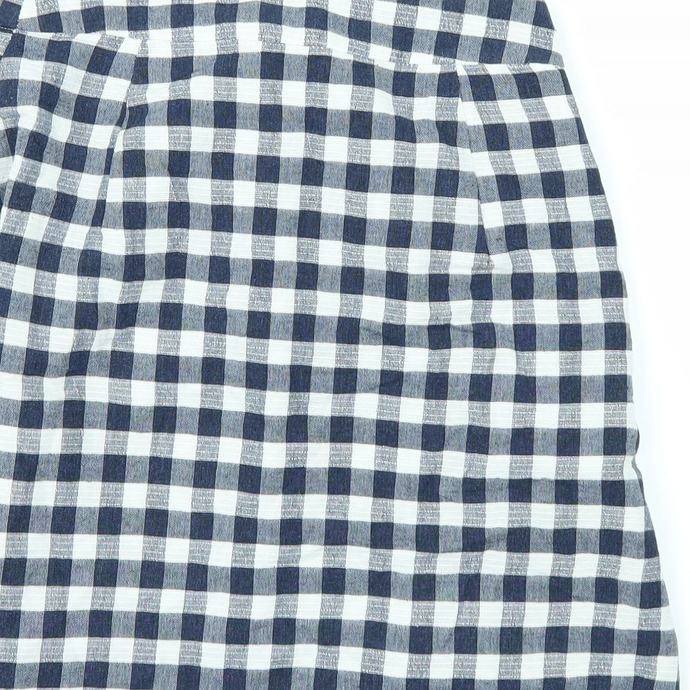mg Womens Blue A-Line Skirt Size S