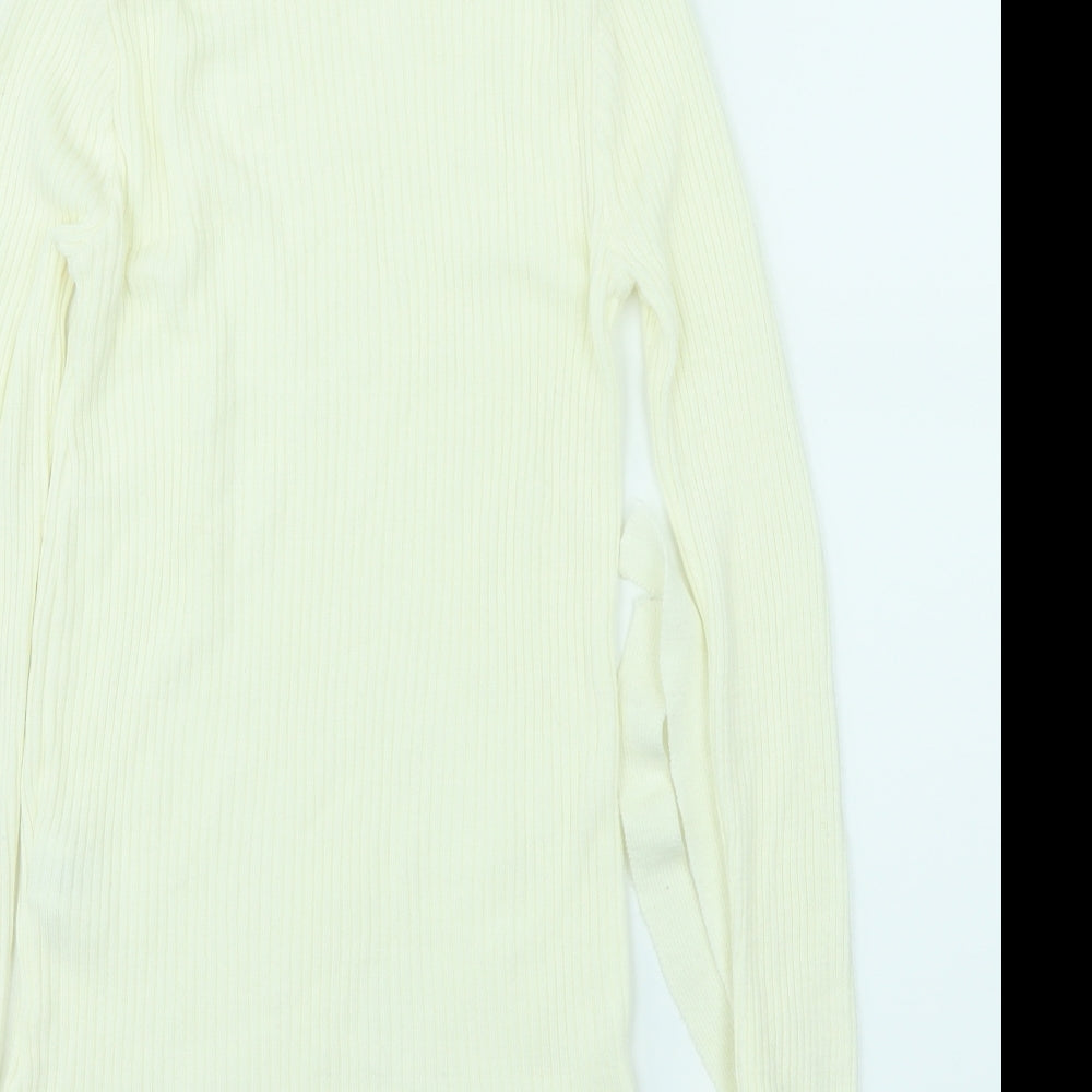 I SAW IT FIRST Womens White Basic T-Shirt Size S