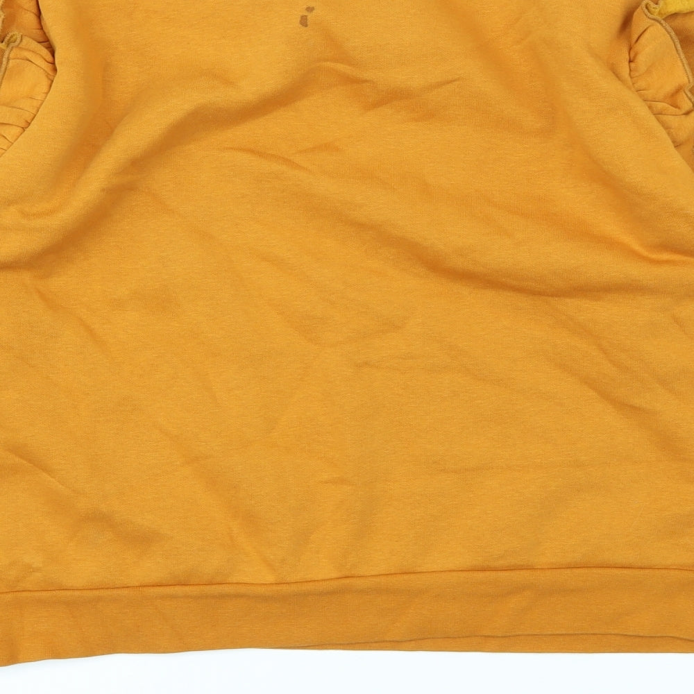 Primark Womens Orange Pullover Jumper Size 6